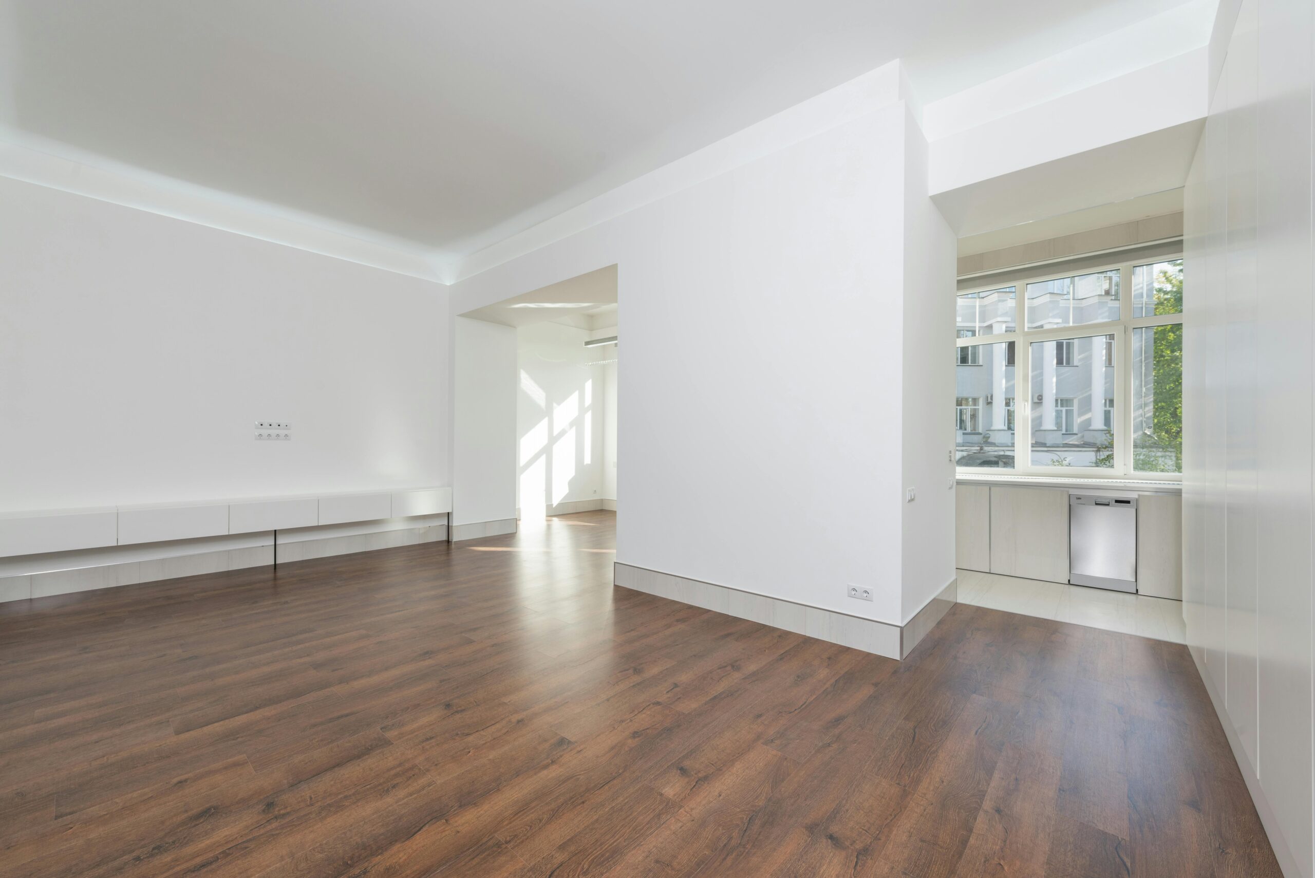 Vacant Florida rental apartment after tenant move-out
